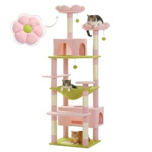 PAWZ Road 184cm Cat Tree with Dual Condos