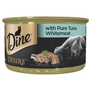 DINE DESIRE Tuna Whitemeat Wet Cat Food, 24 Cans