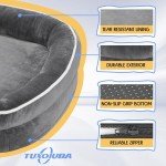 TUXOIUBA XL Orthopedic Dog Bed with Egg Foam