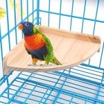 Wooden Bird Perch Stand for Small Pets