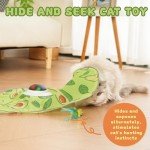 Interactive Cat Toy with Moving Feathers and Lights