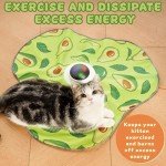 Interactive Cat Toy with Moving Feathers and Lights