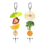 Stainless Steel Bird Food Holder Skewers (2 Pack)