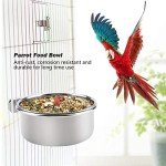 Stainless Steel Bird Feeding Bowls – 2 Pack