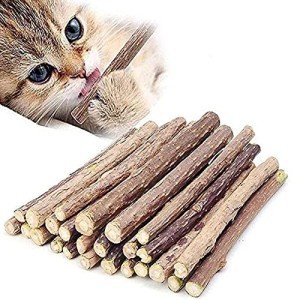 Organic Cat Chew Toys with Matatabi Sticks - 50 Pcs