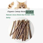 Organic Cat Chew Toys with Matatabi Sticks - 50 Pcs