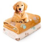 Soft Paw Print Dog and Cat Blanket 2 Pack