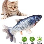 Interactive Electric Flopping Fish Cat Toy