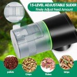 Rechargeable Automatic Fish Feeder with Moisture-Proof Design