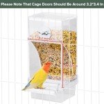 Automatic Bird Feeder and Water Dispenser Set