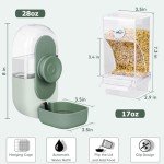 Automatic Bird Feeder and Water Dispenser Set
