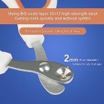 Vesslam Cat Nail Clippers with Safety Circular Hole