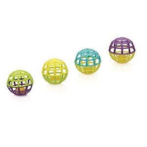 Kazoo Roller Ball Toys for Birds - 4 Pack