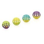 Kazoo Roller Ball Toys for Birds - 4 Pack