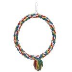 Colorful Bird Rope Swing and Climbing Toy