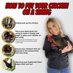 Wooden Chicken Swing Toy for Birds and Poultry