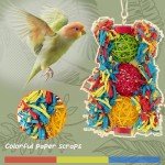 Colorful 6-Piece Parrot Toy Set with Bell