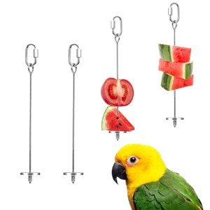 Stainless Steel Bird Food Holder Skewers (2 Pack)