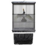 Large Bird Cage Cover with Seed Catcher Net