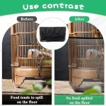 Large Bird Cage Cover with Seed Catcher Net