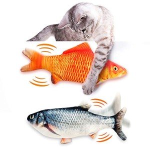 FAYOGOO Interactive Flopping Fish Cat Toy