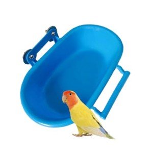 Hanging Bird Bath for Small Birds and Parrots