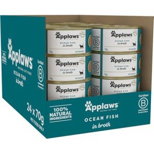 Applaws Natural Ocean Fish Wet Cat Food 70g 24-Pack