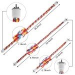 Jusney 48-Inch Bungee Bird Rope Perch Toy