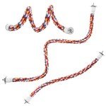 Jusney 48-Inch Bungee Bird Rope Perch Toy