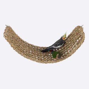 Bird Seagrass Mat Hammock & Climbing Rope