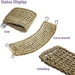 Bird Seagrass Mat Hammock & Climbing Rope