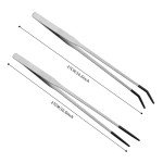 Stainless Steel Reptile Feeding Tongs – 2 Pack