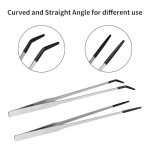 Stainless Steel Reptile Feeding Tongs – 2 Pack