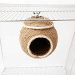 Coconut Shell Birdhouse Nest for Parakeets & More