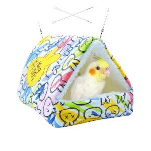Warm Plush Bird Nest Hammock for Parrots & More