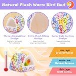 Warm Plush Bird Nest Hammock for Parrots & More
