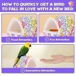 Warm Plush Bird Nest Hammock for Parrots & More