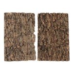 2PCS Cork Bark for Reptiles and Terrariums
