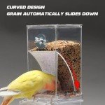 No-Mess Transparent Bird Feeder for Small Birds