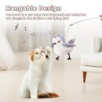 Interactive Rechargeable Flapping Bird Cat Toy