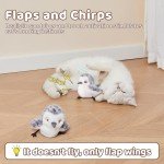 Interactive Rechargeable Flapping Bird Cat Toy