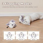 Interactive Rechargeable Flapping Bird Cat Toy