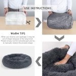Calming Donut Bed for Large Dogs and Cats