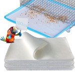 100PCS Disposable Bird Cage Liner Paper Mats