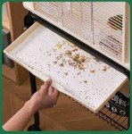 100PCS Disposable Bird Cage Liner Paper Mats