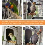 Ogioxam Bird Heater with Thermostat for Parakeets