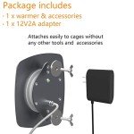 Ogioxam Bird Heater with Thermostat for Parakeets