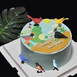 7 Mini Bird Figurines for Party Decorations
