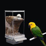 Automatic No Mess Bird Feeder for Parrots & Canaries
