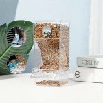 Automatic No Mess Bird Feeder for Parrots & Canaries